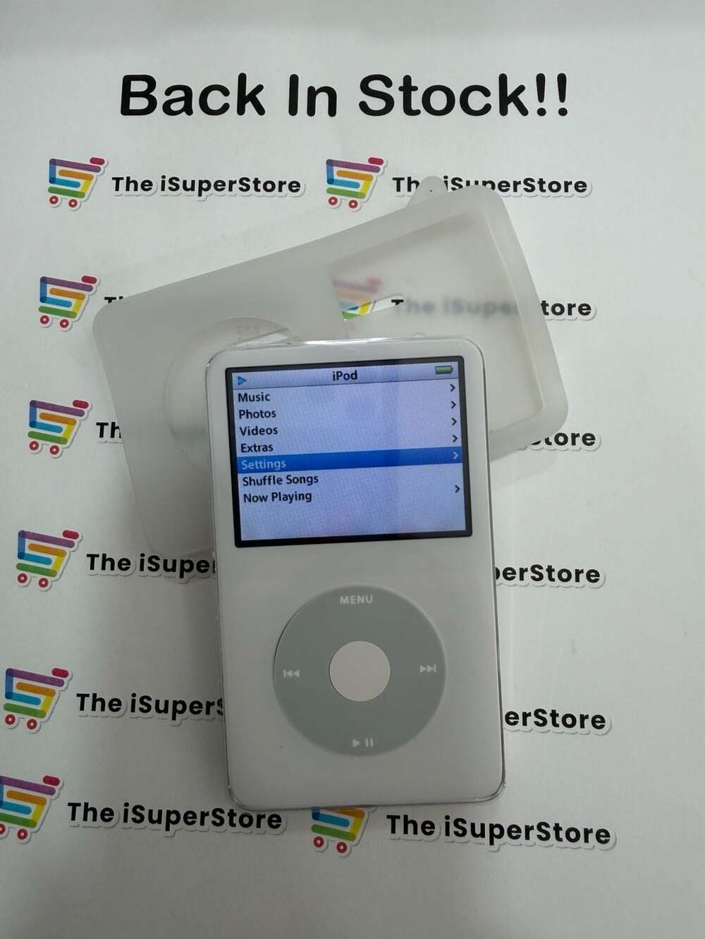 Refurbished Apple iPod Classic 5th Gen 80GB White SSD Upgrade 1 Yr Warranty